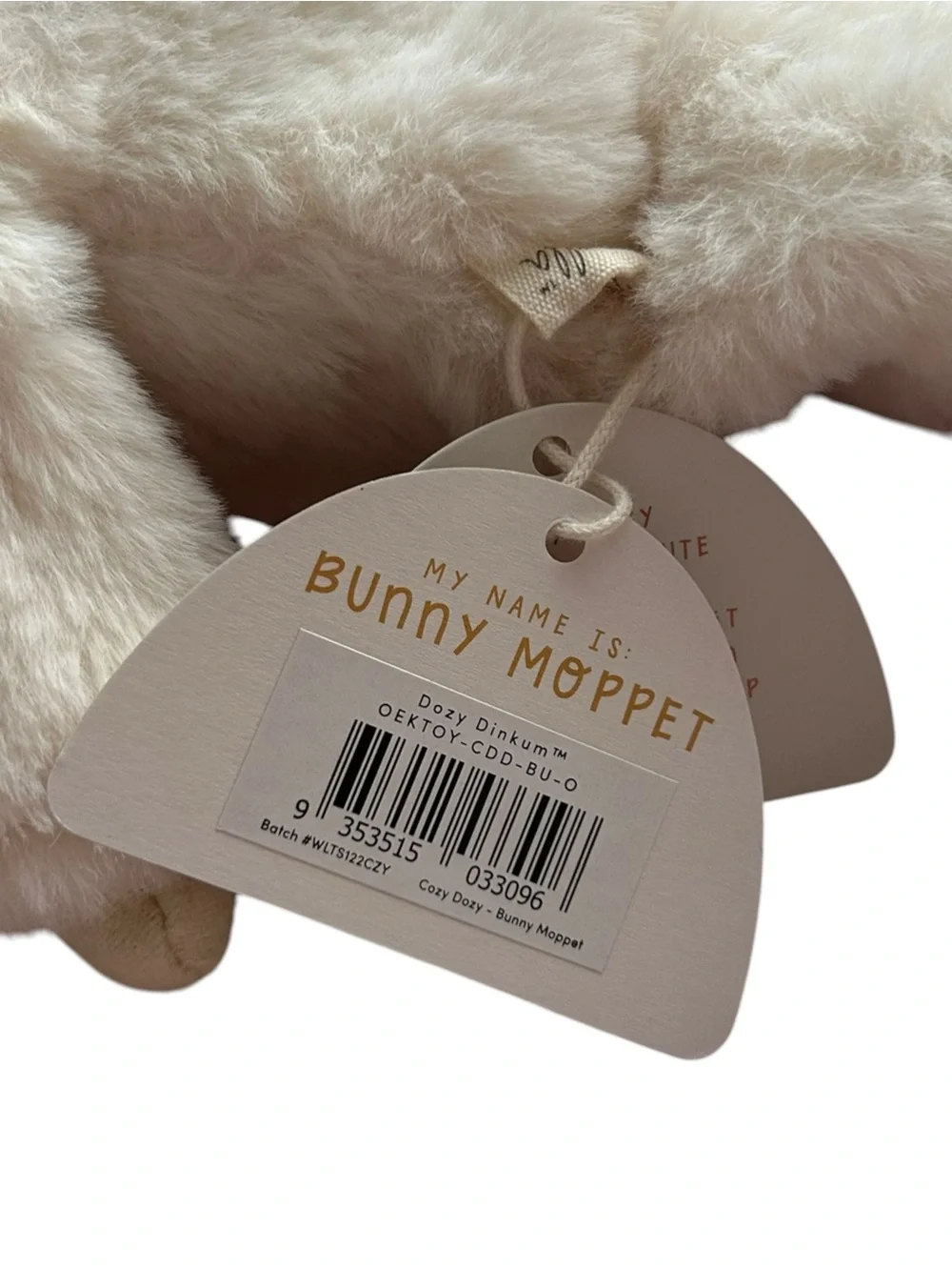 Olli Ella Dozy Dinkum Bunny Moppet Doll NWT